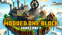 Minecraft Engineering Using One Block with the Create Mod - Java