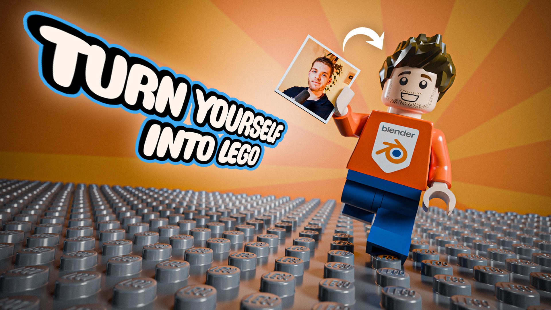 Turn Yourself into a LEGO Minifigure - Intro to Blender