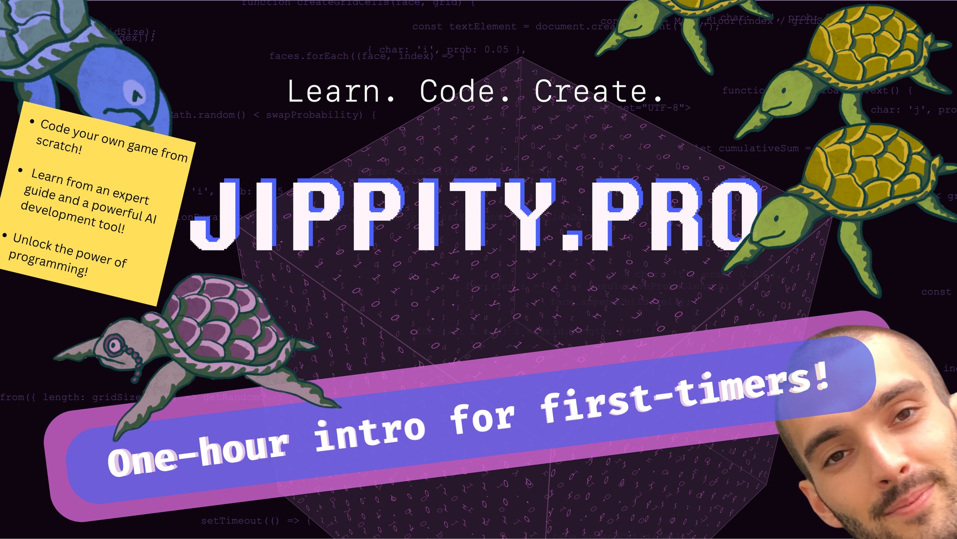 Coding + Game Dev Intro on Jippity
