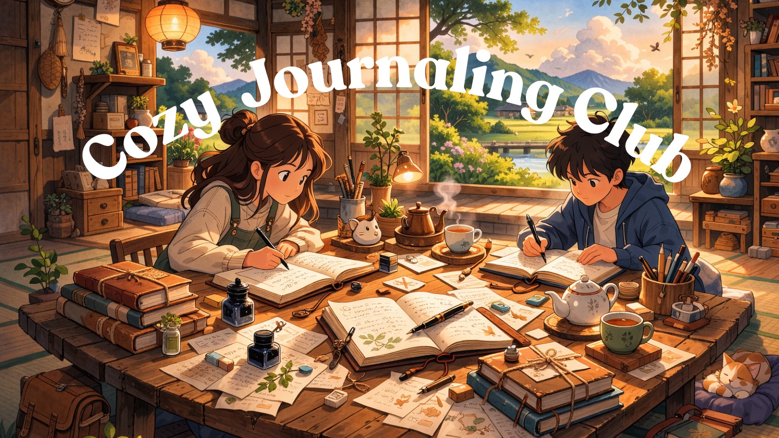 Cozy Journaling Club: Weekly Guided Journaling for Tweens & Teens