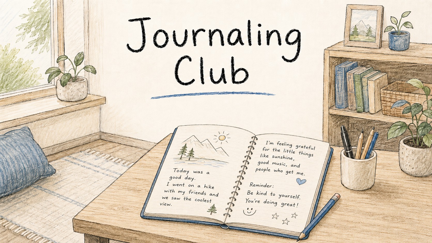 Journaling Club: Your Weekly Writing Outlet