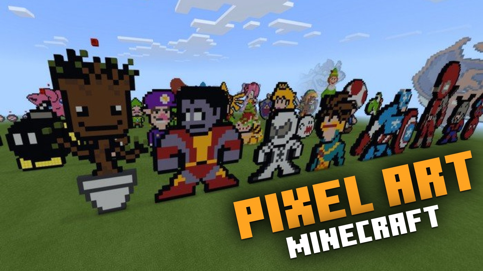 Create Amazing Pixel Art in Minecraft
