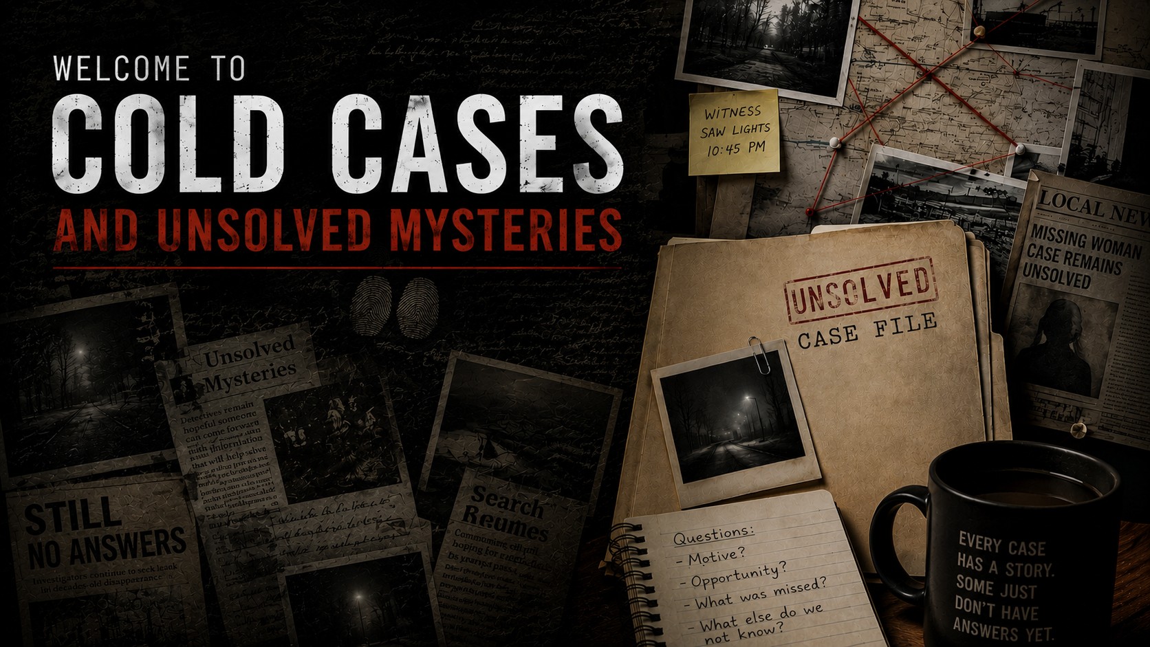 UNSOLVED: Cold Case Investigations