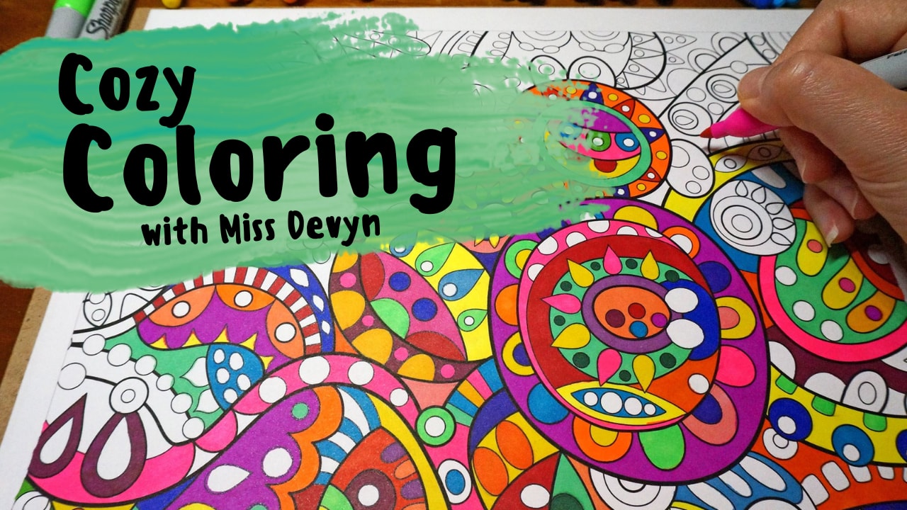 Cozy Coloring at Community Hour