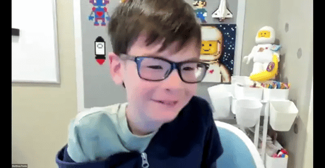 Matthew F. in community hour